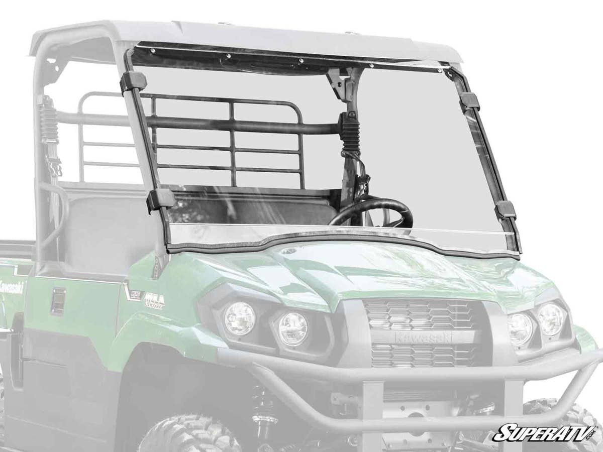 Kawasaki Mule Pro MX Scratch Resistant Full Windshield