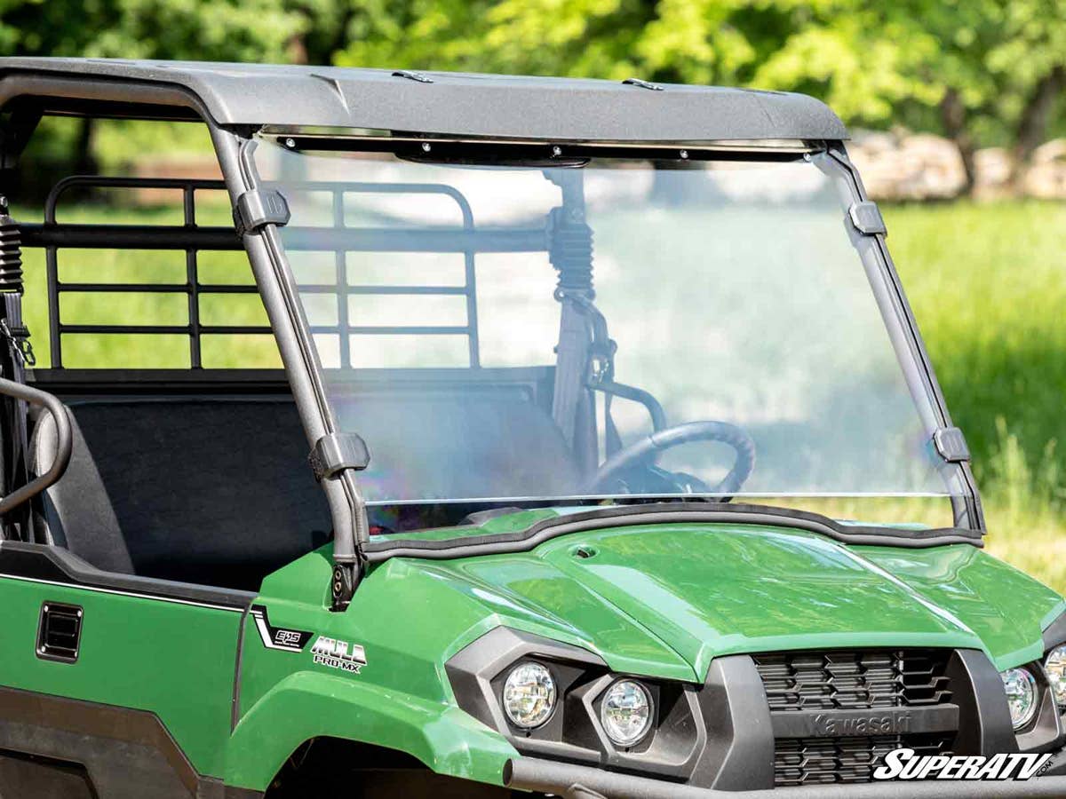 Kawasaki Mule Pro MX Scratch Resistant Full Windshield