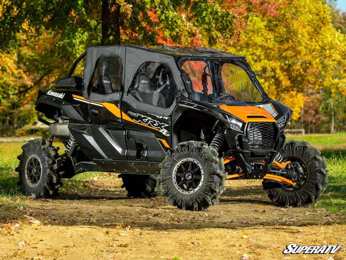 SuperATV Kawasaki Teryx KRX 4 1000 Primal Soft Cab Enclosure Upper Doors