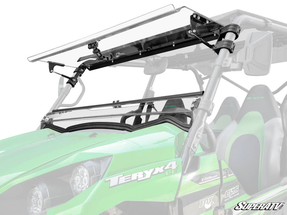 Kawasaki Teryx S Scratch Resistant Flip Windshield