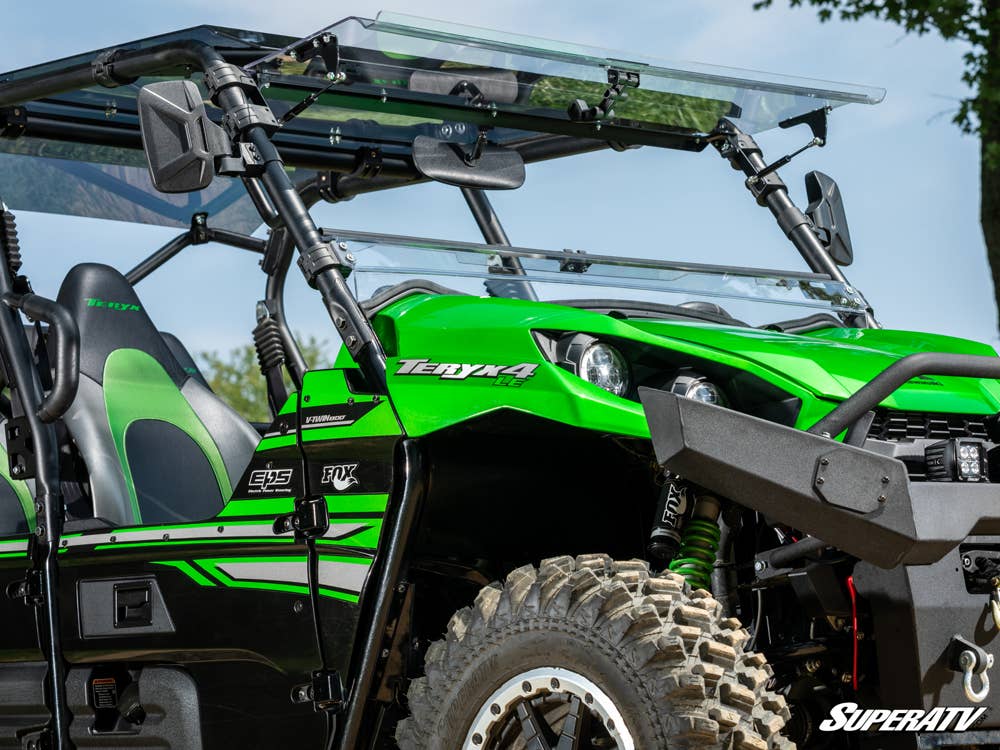 Kawasaki Teryx S Scratch Resistant Flip Windshield