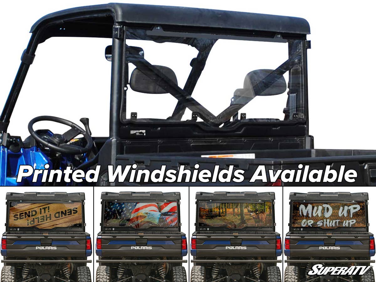 Polaris Ranger 1000 Scratch-Resistant Rear Windshield