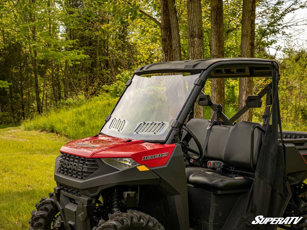 Polaris Ranger 1000 Scratch-Resistant Vented Full Windshield