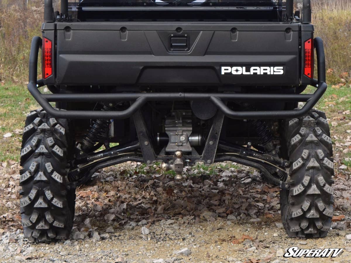 SuperATV Polaris Ranger Rear Extreme Bumper with Side Bed Guards