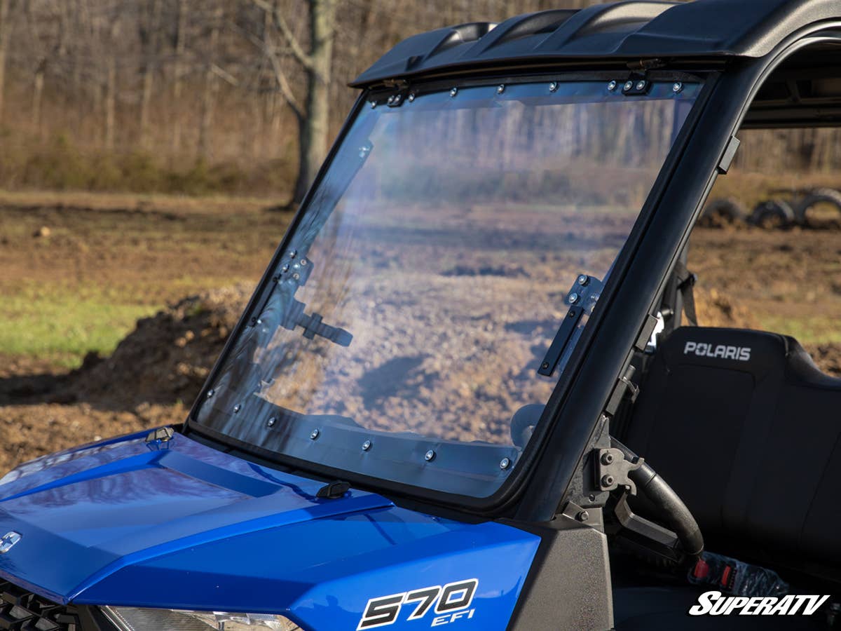 Polaris Ranger SP 570 Scratch Resistant Flip Windshield