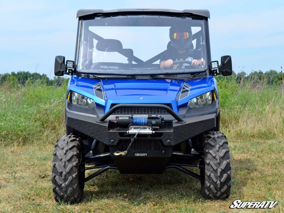 SuperATV Polaris Ranger XP 1000 Scratch Resistant Flip Windshield