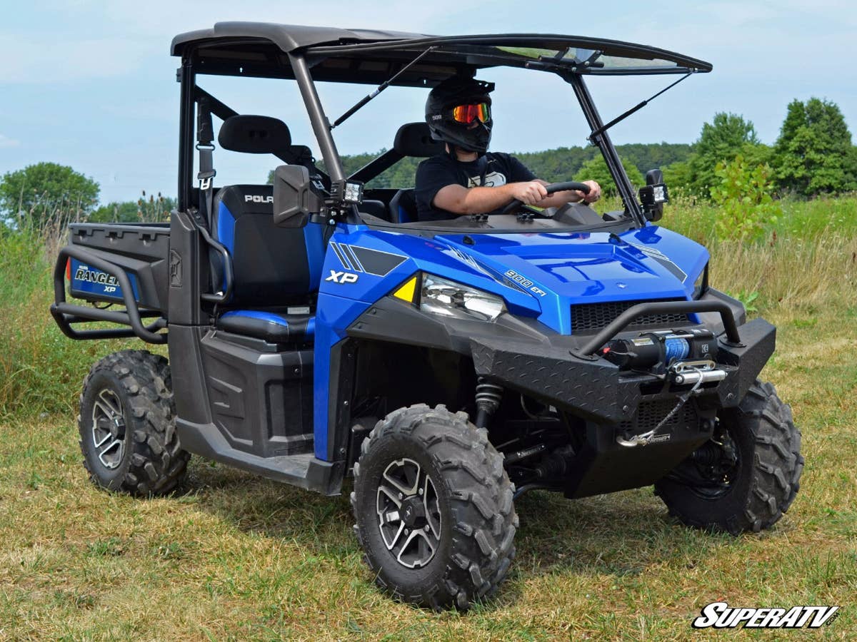 Polaris Ranger XP 1000 Scratch Resistant Flip Windshield