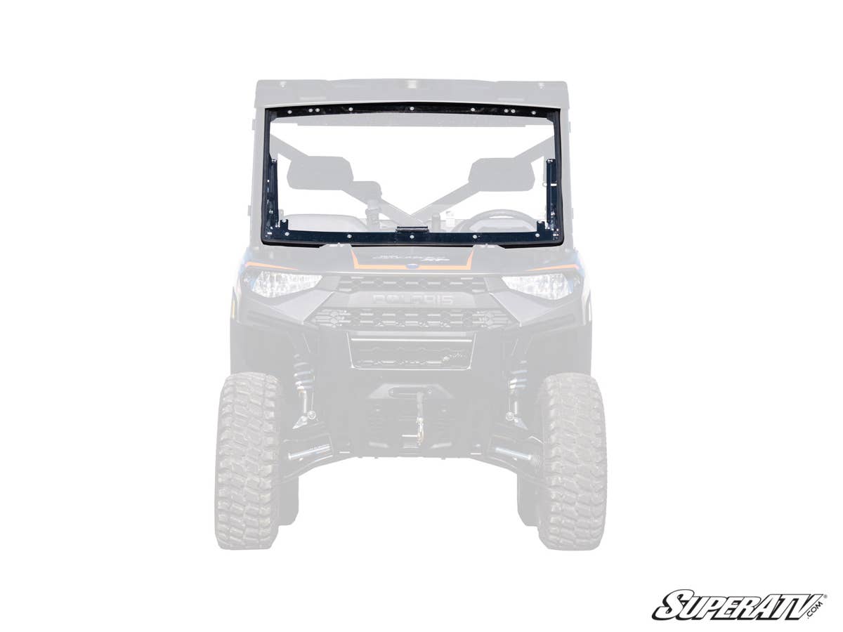 SuperATV Polaris Ranger XP 1000 Scratch Resistant Flip Windshield