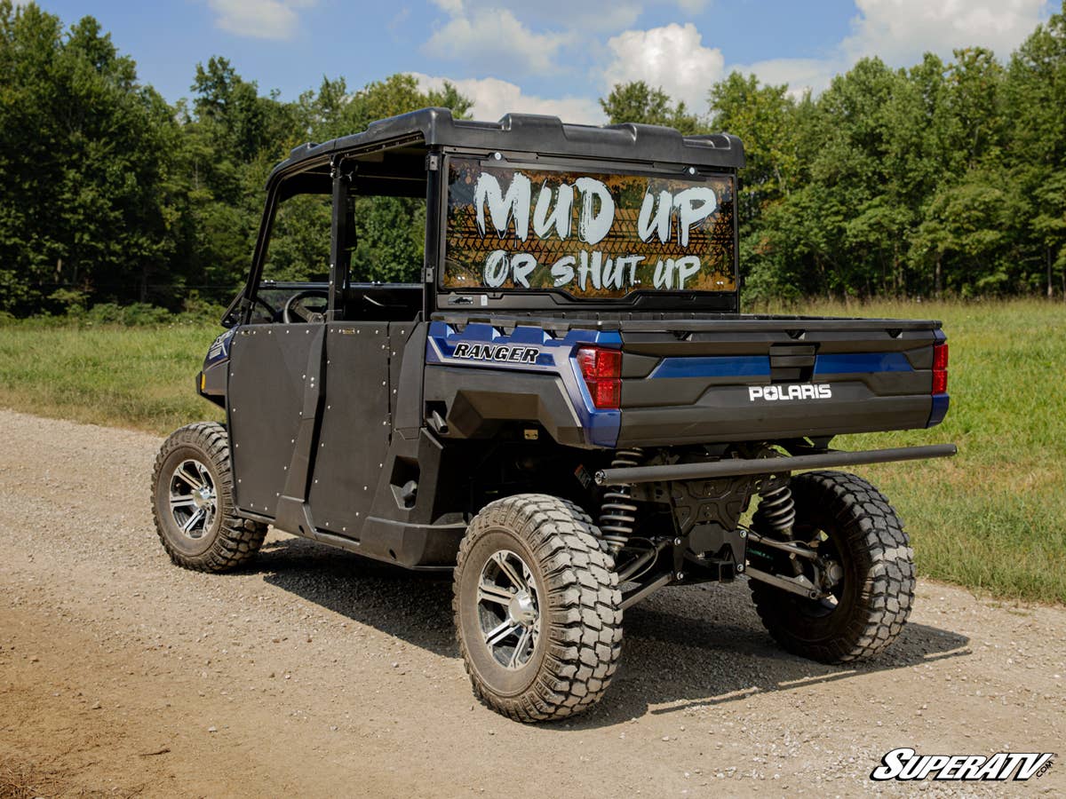 Polaris Ranger XP 570/XP 900/XP 1000 Scratch Resistant Rear Windshield