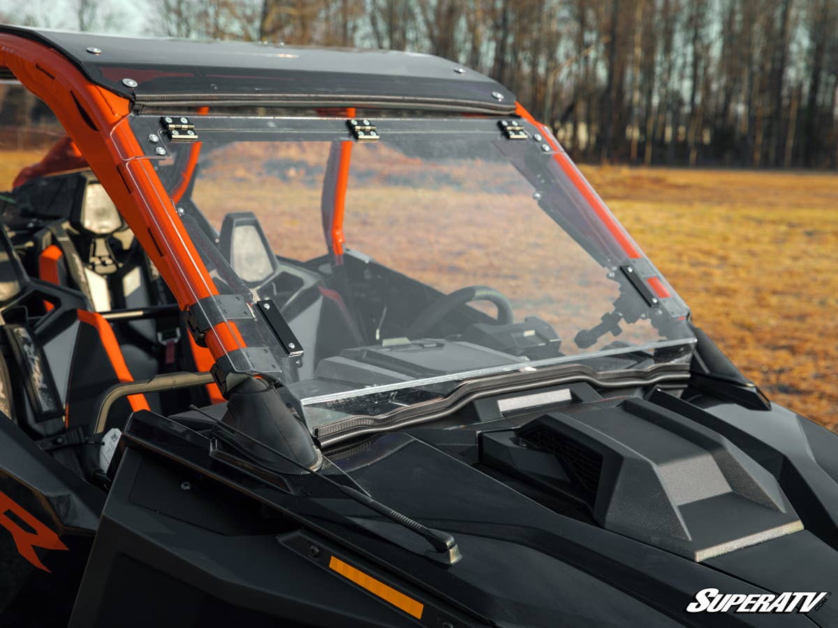 Polaris RZR Pro R Scratch-Resistant Flip Windshield