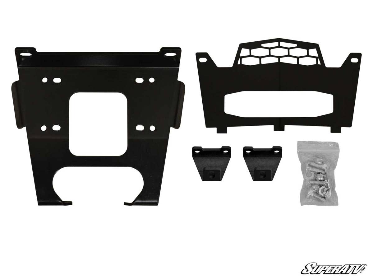 Polaris RZR S 1000 Winch Mounting Plate