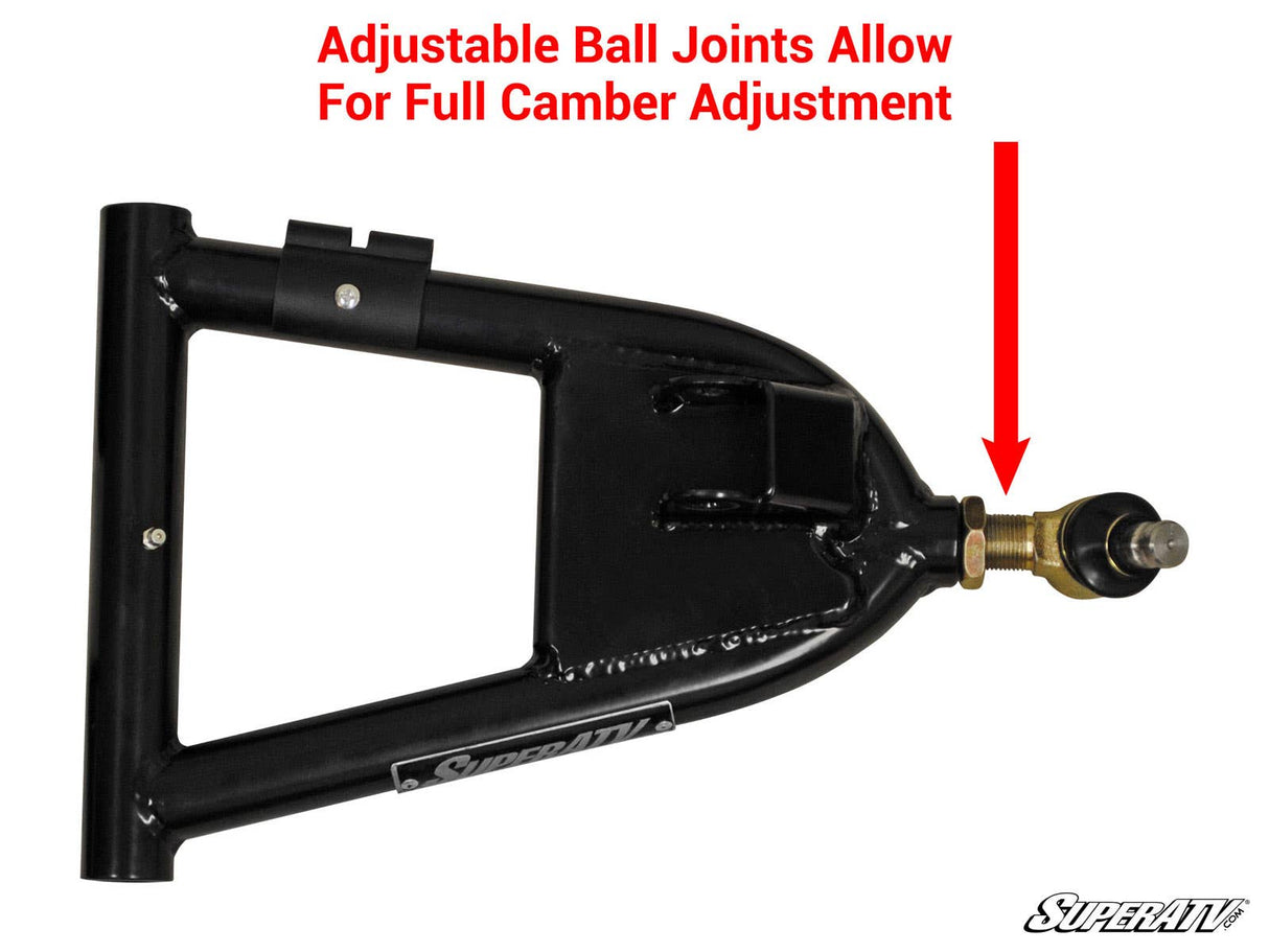 Polaris RZR S 800 High Clearance 1.5" Forward Offset Front A-Arms