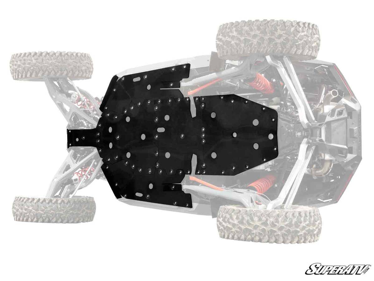 Polaris RZR Turbo R Full Skid Plate