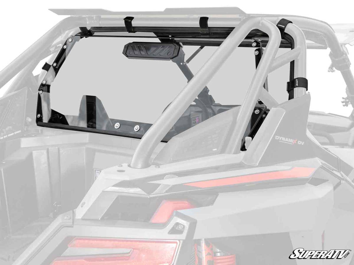 Polaris RZR Turbo R Rear Vented Windshield