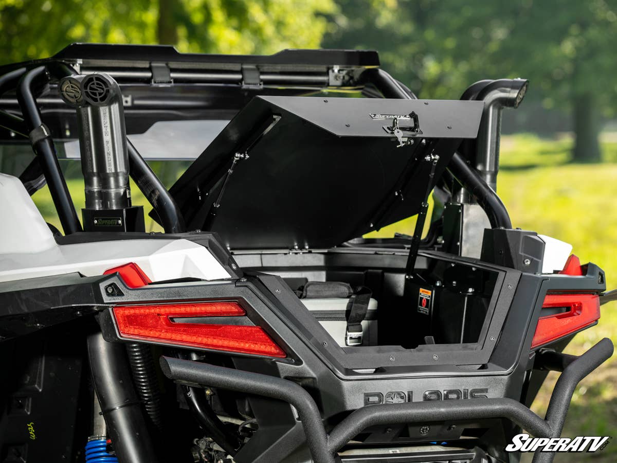 SuperATV Polaris RZR Turbo R Trunk Bed Enclosure