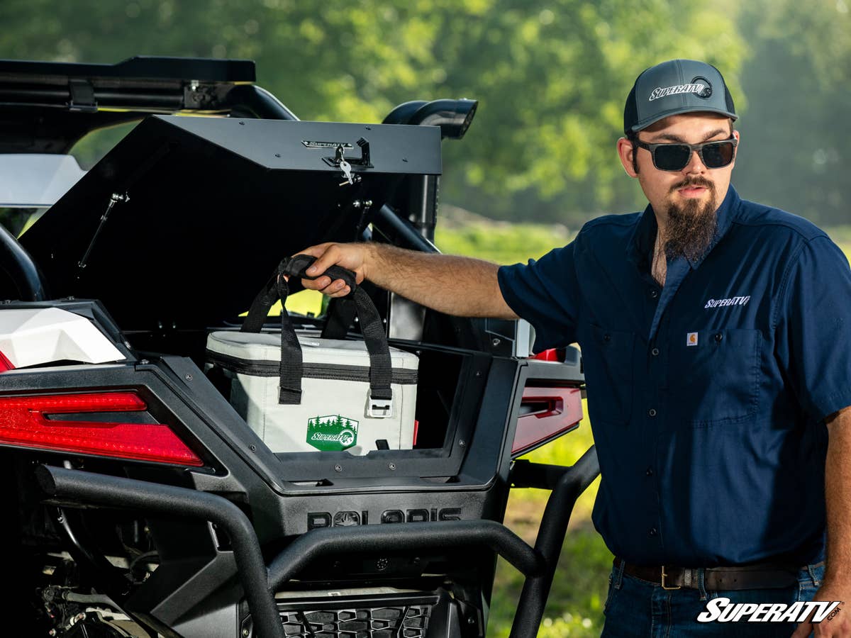 SuperATV Polaris RZR Turbo R Trunk Bed Enclosure