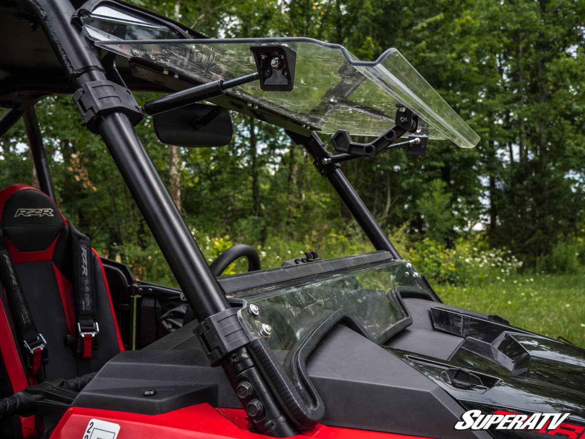 Polaris RZR Turbo S Scratch Resistant Flip Windshield