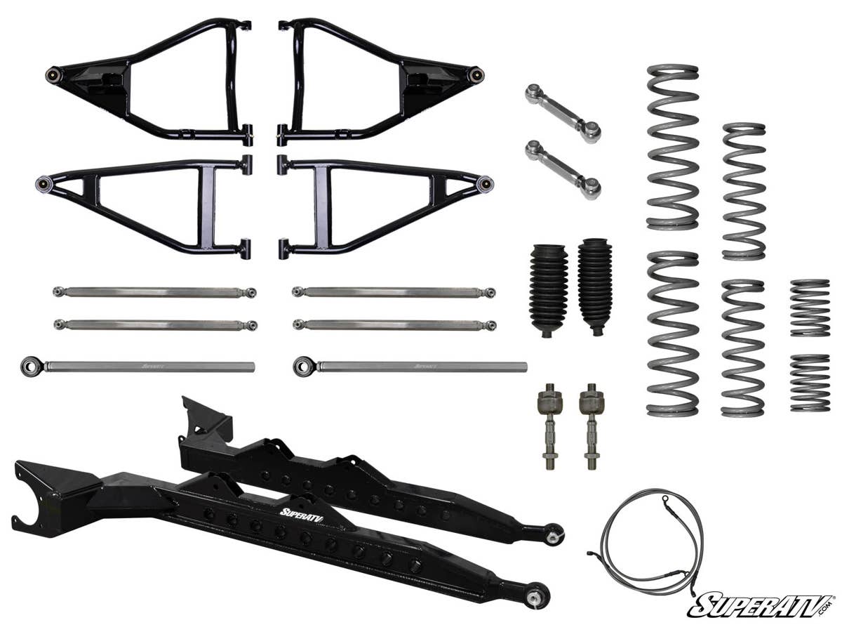 Polaris RZR XP 1000 Chromoly Tubed 3â€ Long Travel Kit