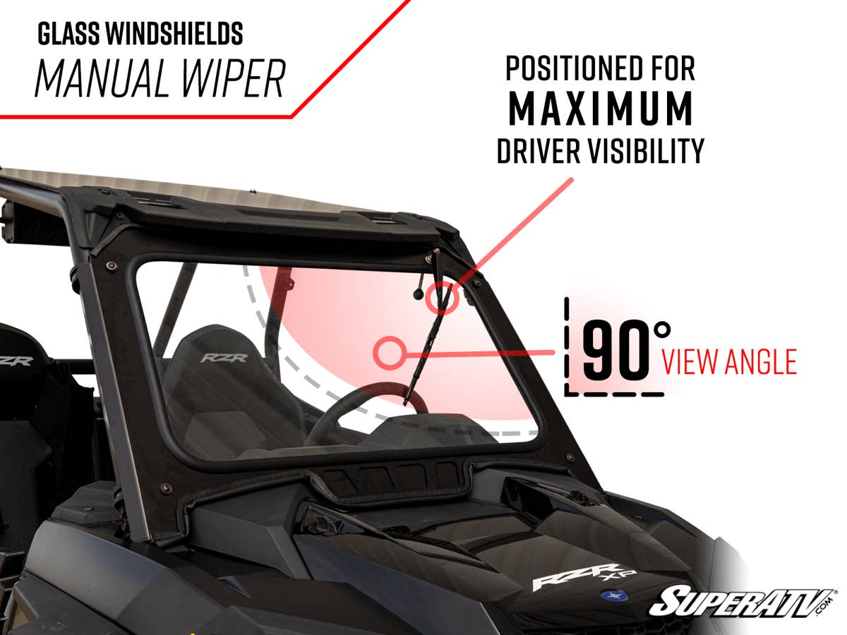 Polaris RZR XP 1000 Glass Windshield