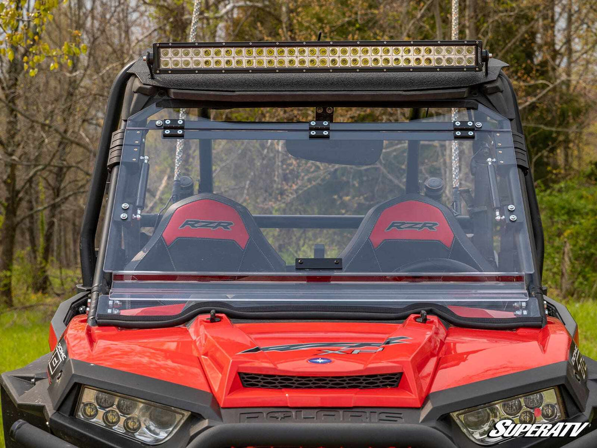 Polaris RZR XP 1000 Scratch Resistant Flip Windshield