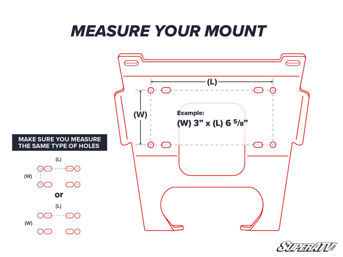 Polaris RZR XP 1000 Winch Mounting Plate