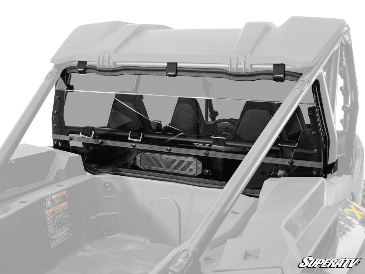 Polaris RZR XP Rear Vented Windshield