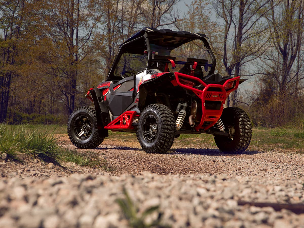 SuperATV Polaris RZR XP Turbo Heavy Duty Tube Rock Sliders