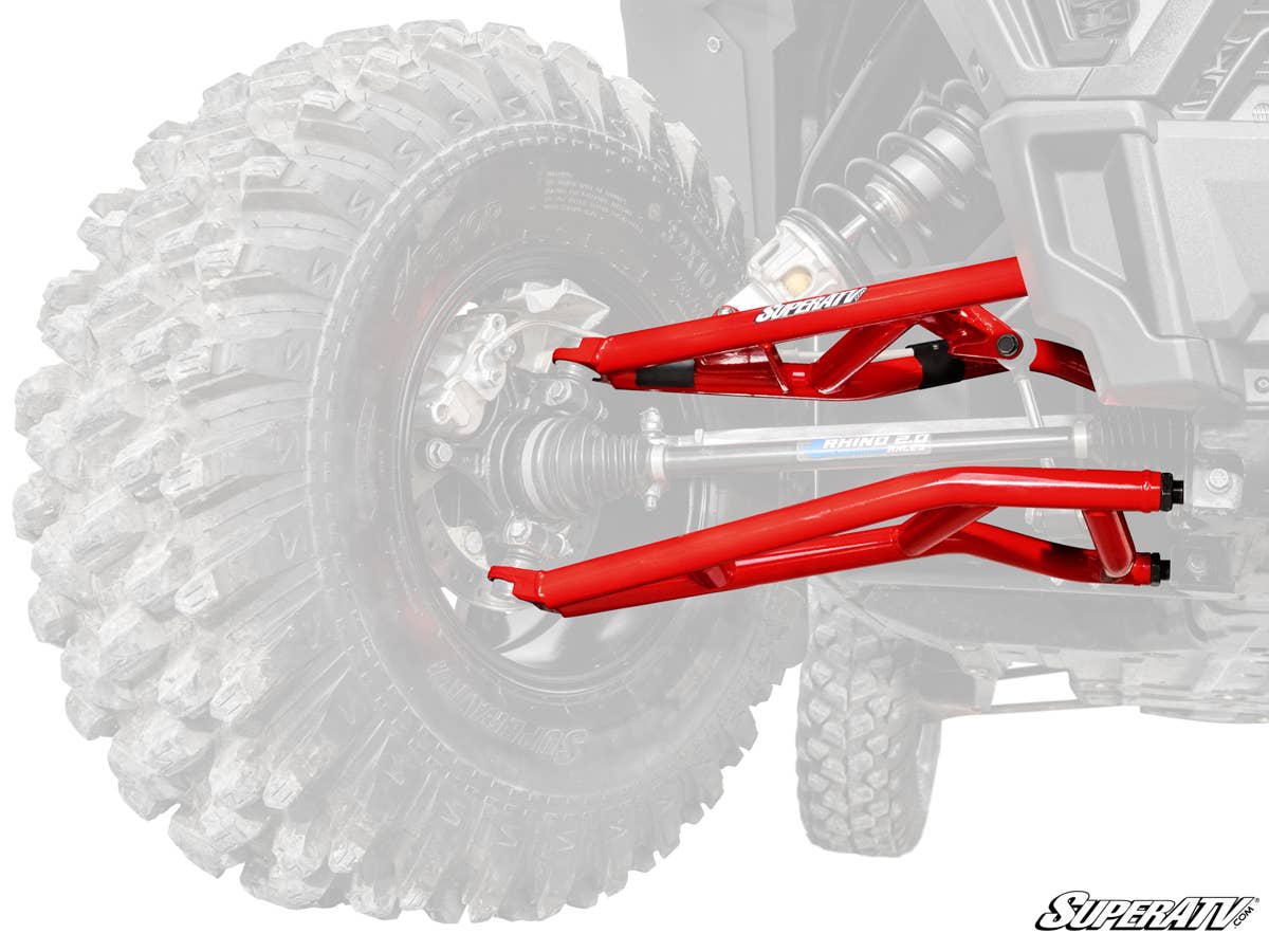 SuperATV Polaris RZR XP Turbo High Clearance 1.5â€ Forward Offset A-Arms