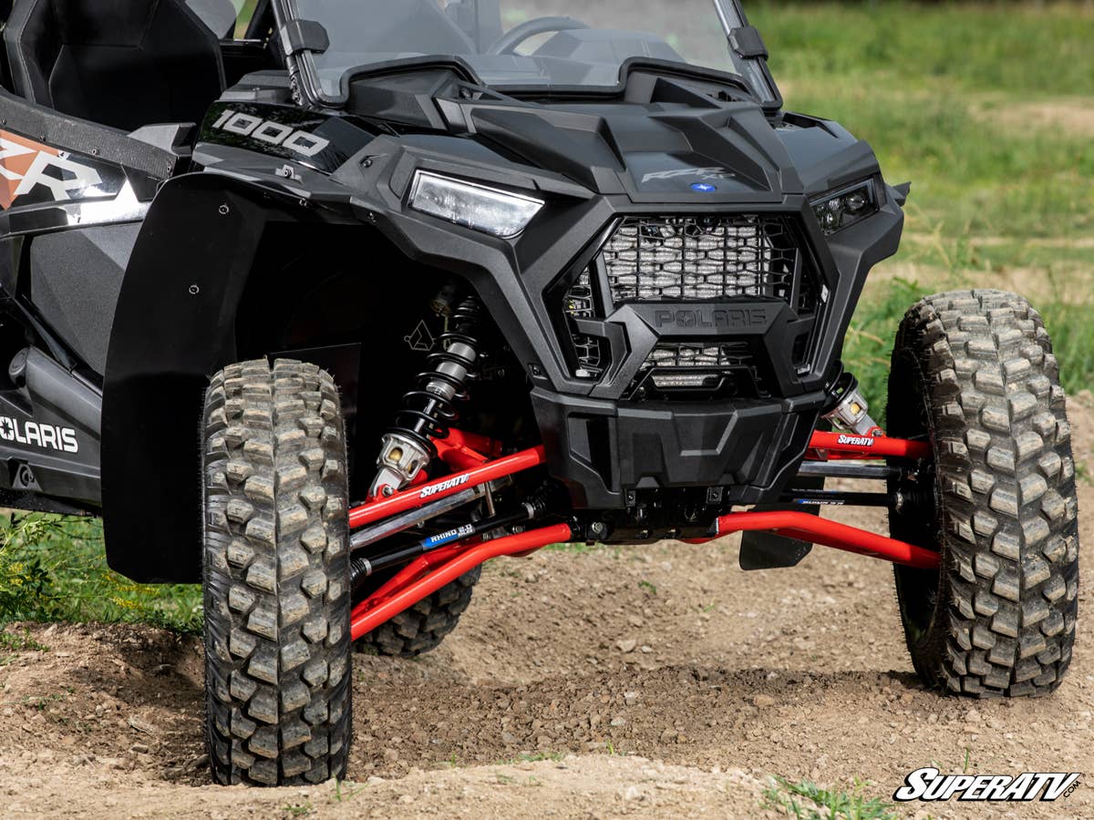 SuperATV Polaris RZR XP Turbo High Clearance 1.5â€ Forward Offset A-Arms