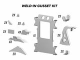 SuperATV Polaris RZR XP Turbo Weld-In Gusset Kit