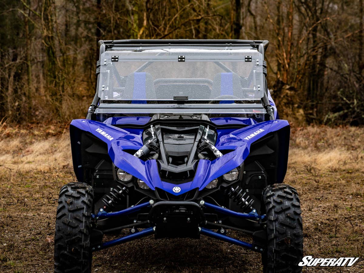 SuperATV Yamaha YXZ Scratch Resistant Flip Up Windshield