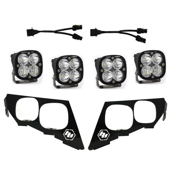 Baja Designs Textron/Arctic Cat Squadron Unlimited Headlight Kit - Rowdy Warehouse 