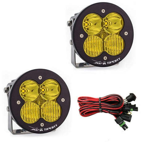 Baja Designs XL-R Pro LED Auxiliary Light Pod Pair (Driving/Combo) (Amber) - Rowdy Warehouse 